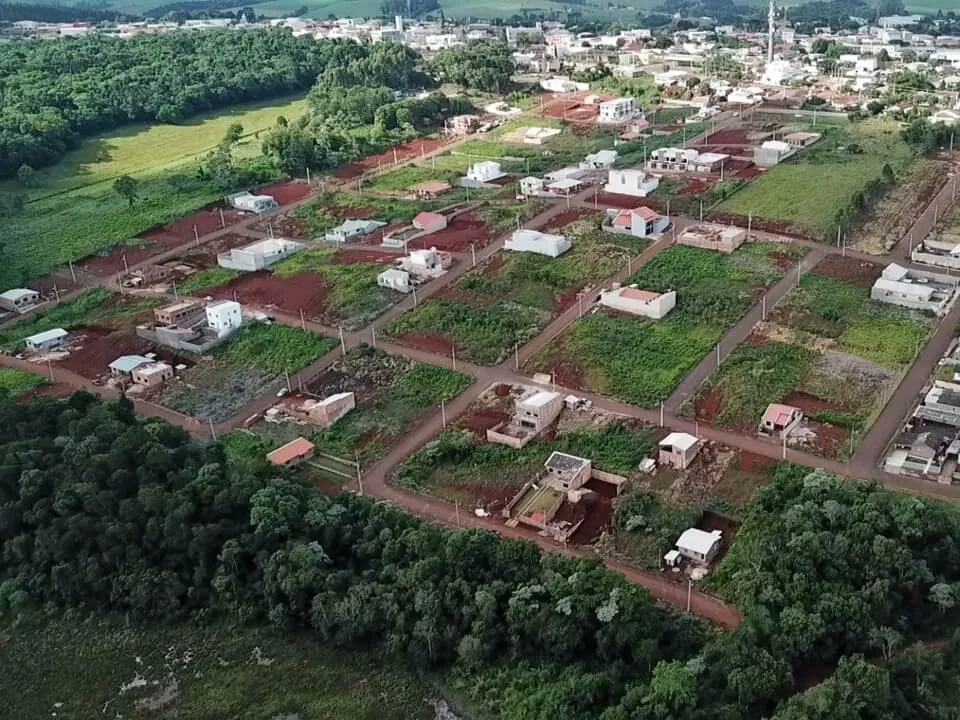 Vista aérea de loteamento Bella Casa em Manoel Ribas-PR